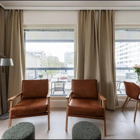 Daire Bright & Modern With Sauna, 6 Guests *